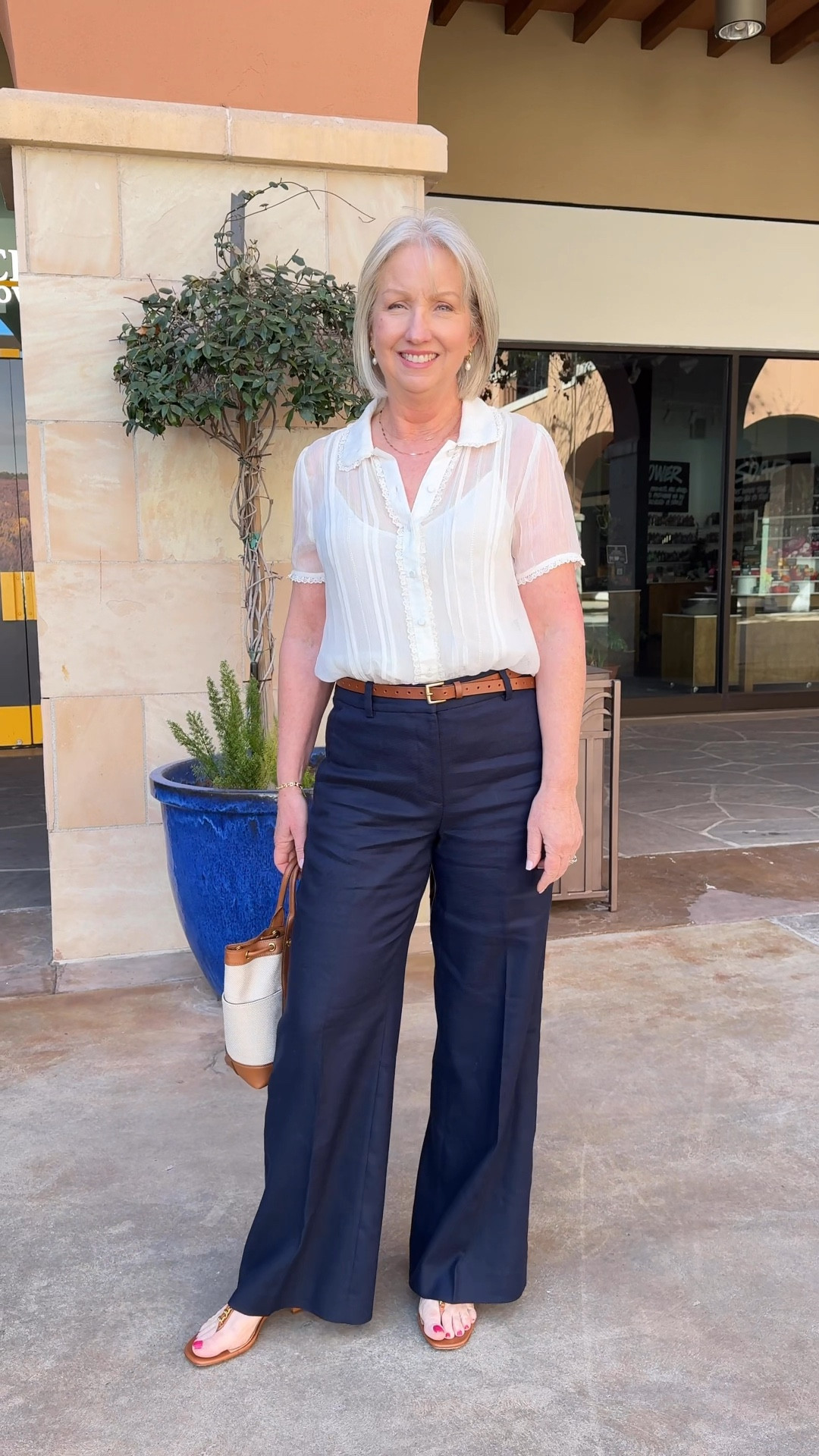 A classic look from J.Crew. Stay elevated this spring with their classic looks!🌷

over 50 || spring style || elevated || office look || classic style 

#LTKWatchNow #LTKStyleTip #LTKOver40