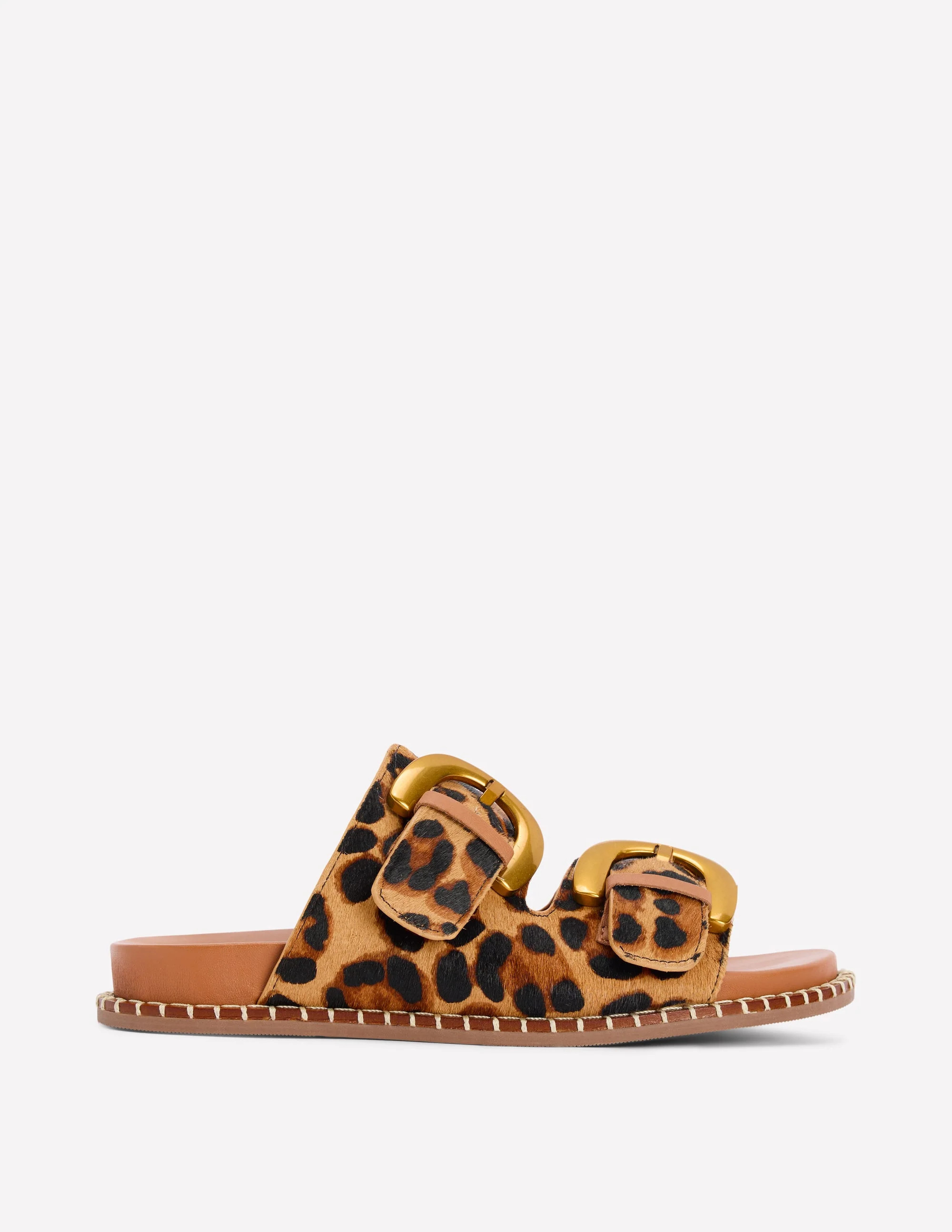 Alberta Footbed Sandal-Leopard | Boden (US)