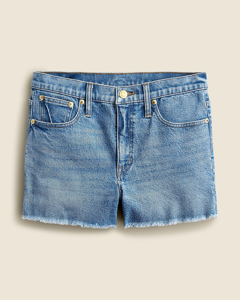Mid-rise denim short in Lakeshore wash | J. Crew US