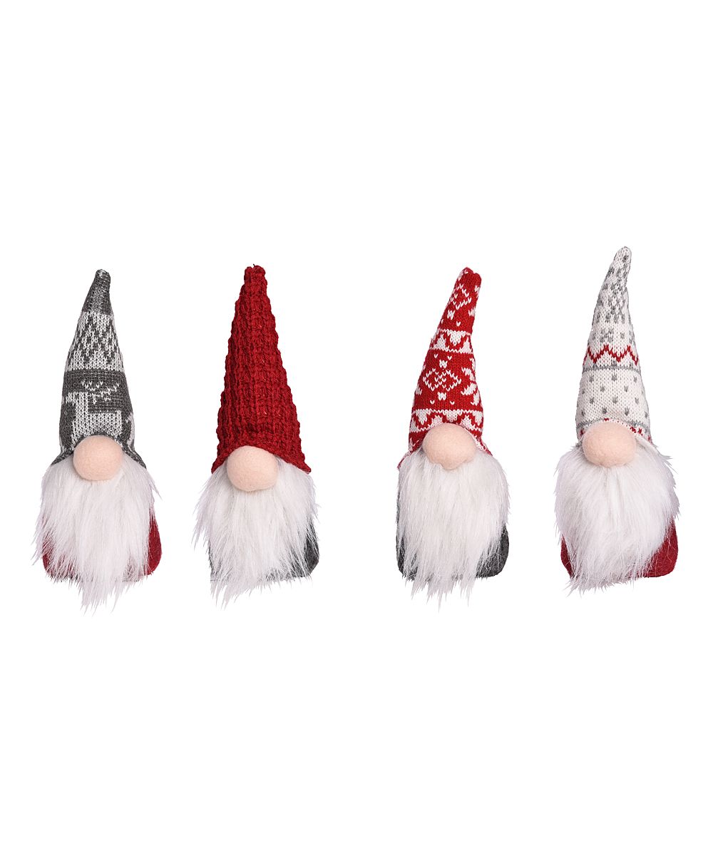 Plush Christmas Gnome Ornament Set | zulily