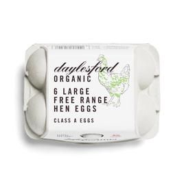 Daylesford Organic Eggs Large 6 per pack | Ocado