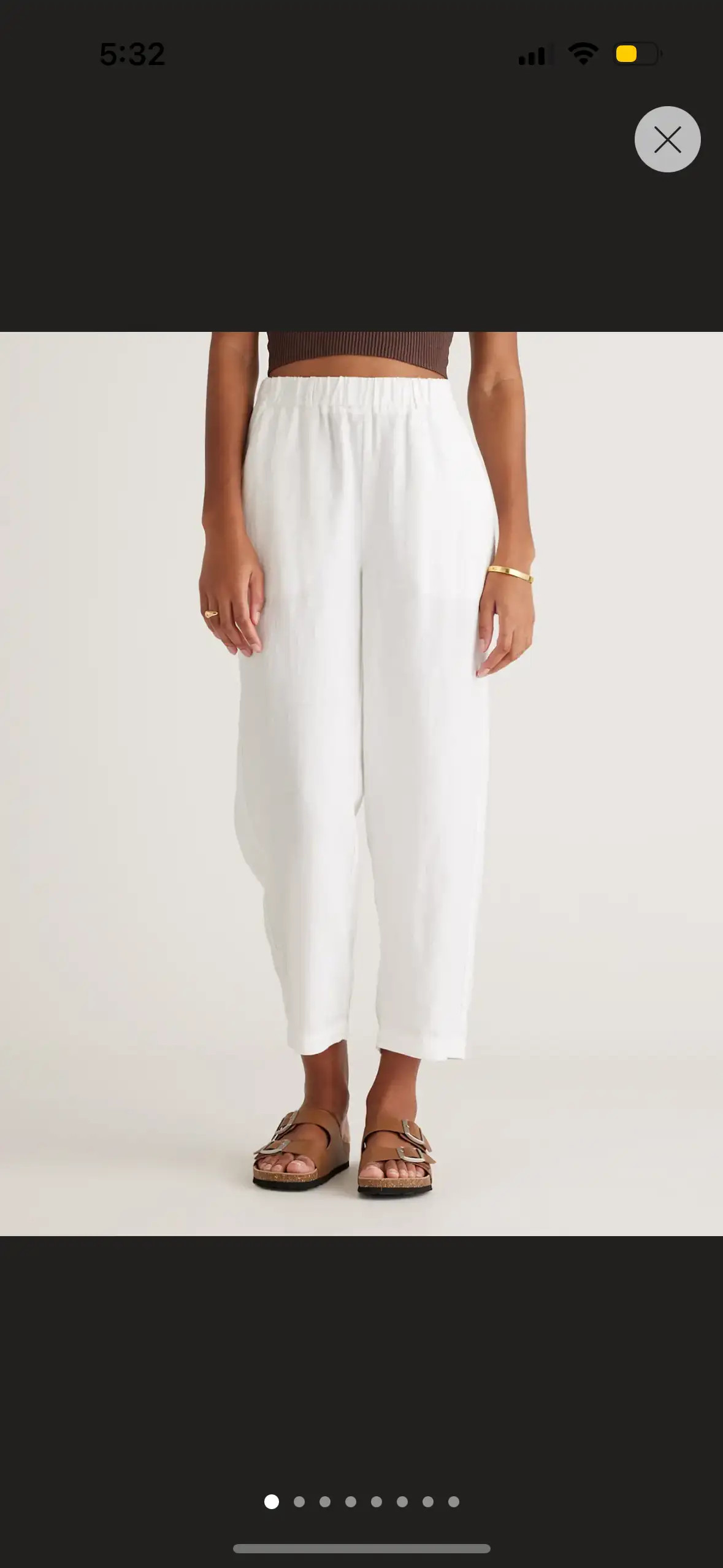 100% European Linen Pants in White | Quince