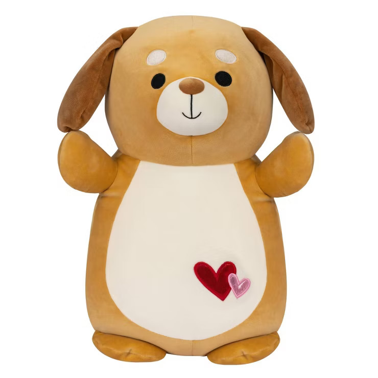 Squishmallows HugMees 18" Sam the Brown Dog Plush Toy | Target