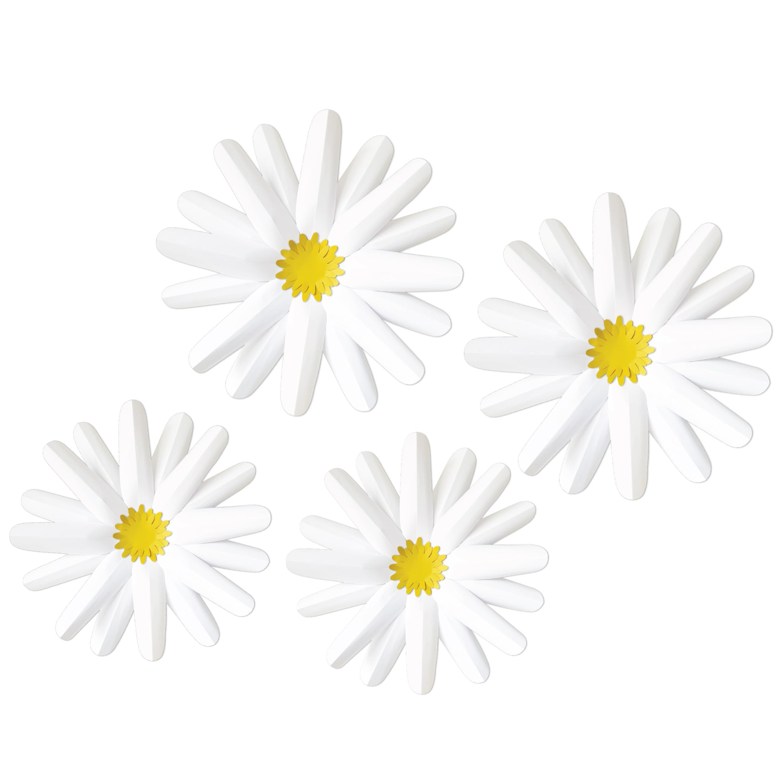 Happily Ever Elementary Retro Remix 4-Piece 3D Daisy Bulletin Board Decorations, Groovy Paper Flo... | Amazon (US)