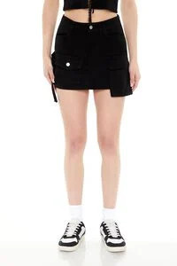 Twill Cargo Mini Skirt | Forever 21