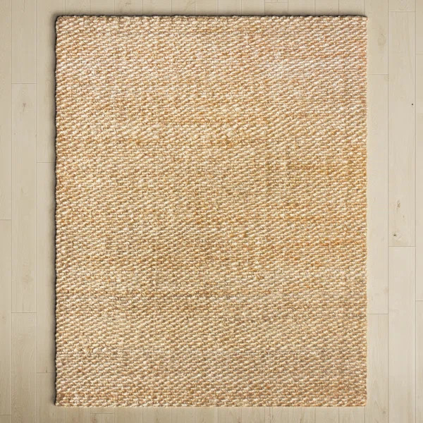 Annelynn Farmhouse Handmade Jute Natural Rug | Wayfair Professional