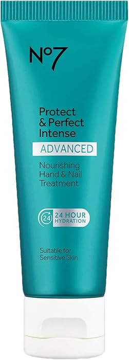 No7 Protect & Perfect Intense Advanced Nourishing Hand and Nail Cream - Anti Aging Hand Cream wit... | Amazon (US)