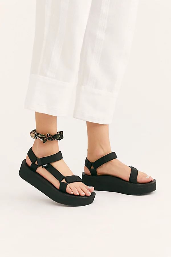 Teva Flatform Universal Sandals by Teva at Free People, Black, US 9 | Free People (Global - UK&FR Excluded)