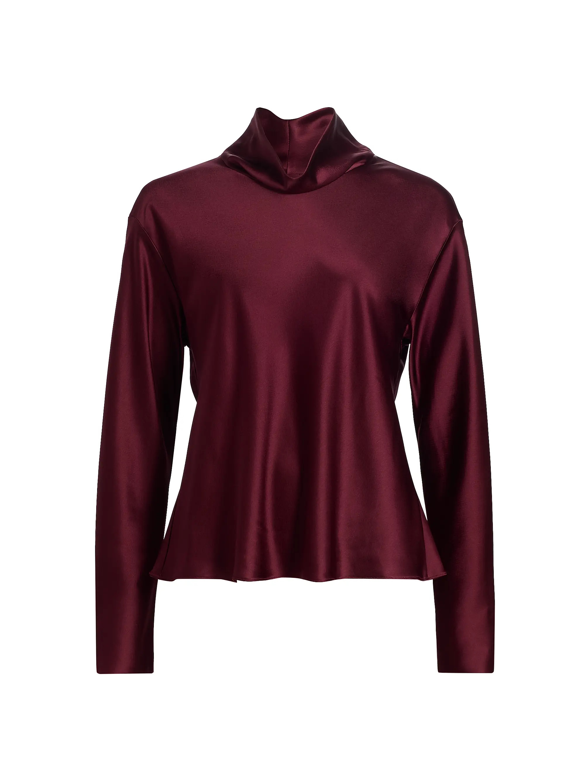 Leset Barb Satin Cowlneck Top | Saks Fifth Avenue | Saks Fifth Avenue