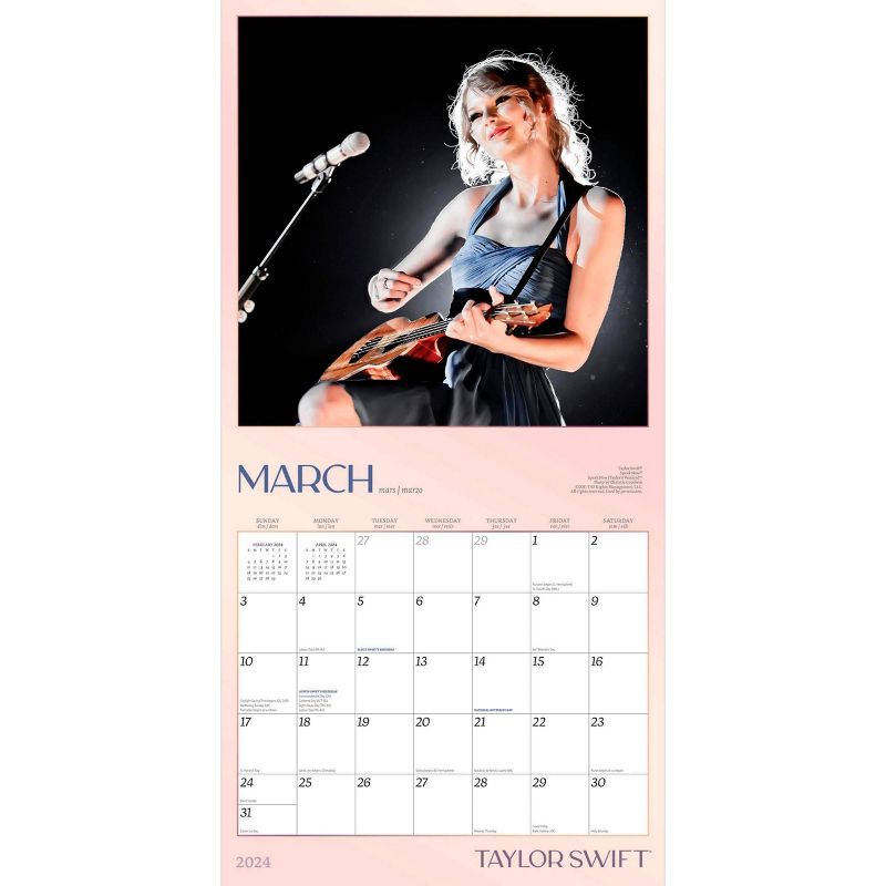 Browntrout 2024 Wall Calendar 12"x12" Taylor Swift | Target