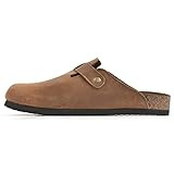 WHITE MOUNTAIN Shoes Bari Leather Footbeds Clog | Amazon (US)