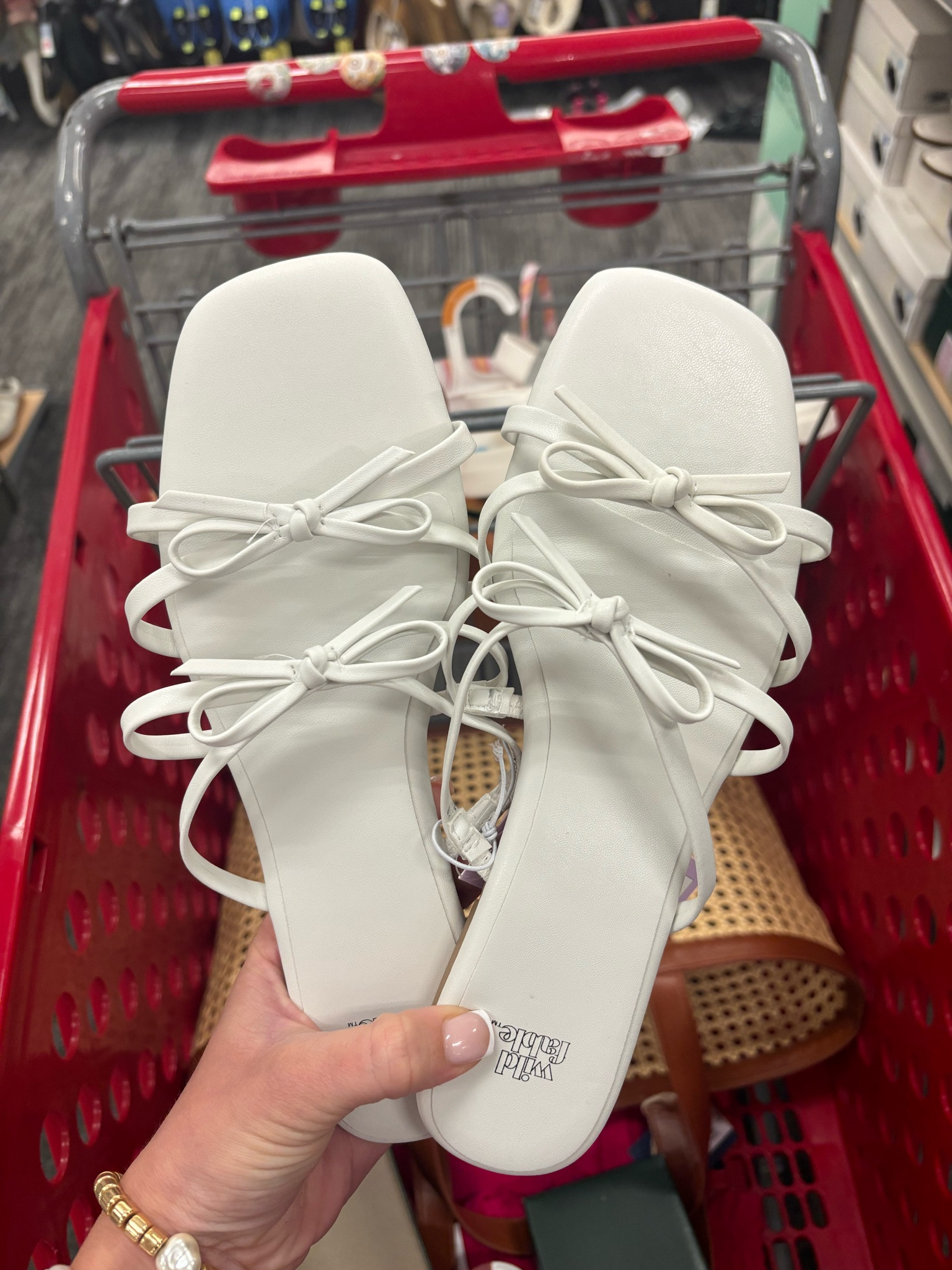 These shoes from #target are absolutely adorable for spring and summertime. I love the strappy details with the double bow. These are definitely going to be a staple in my closet this summer, they go with so much!

#LTKfindsunder50 #LTKfindsunder100 #LTKstyletip