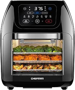 CHEFMAN Multifunctional Digital Air Fryer+ Rotisserie, Dehydrator, Convection Oven, 17 Touch Scre... | Amazon (US)