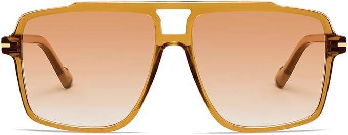 VANLINKER Polarized Trendy Oversized Square Aviator Sunglasses for Women Men 2025 Retro Shades VL... | Amazon (US)