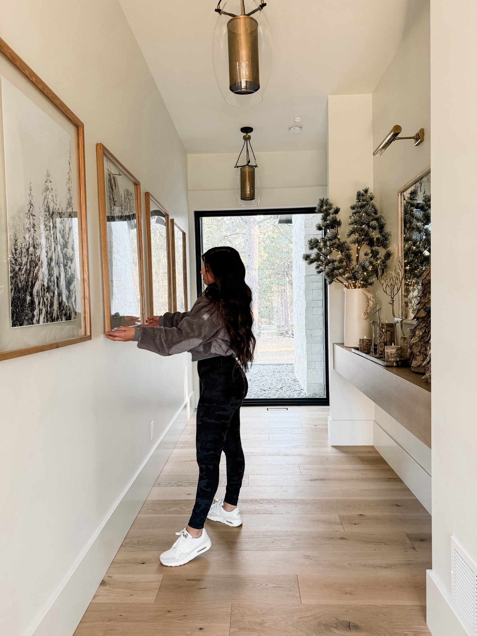 A hallway moment. We have light coming in from all areas. I wish the material on the frames didn’t glare. Still love how everything turned out! Pottery Barn for the win! 

#LTKstyletip #LTKhome 

#LTKSeasonal