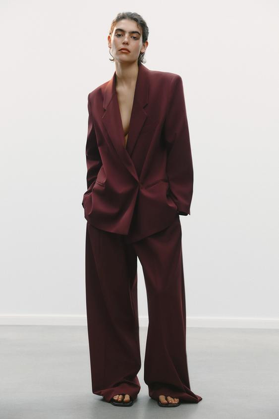 OVERSIZED DOUBLE BREASTED BLAZER | Zara US