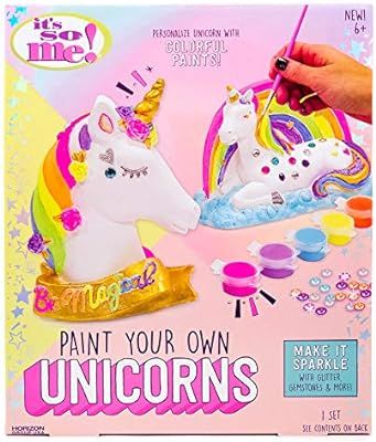 It’s So Me Paint Your Own Unicorns by Horizon Group Usa,DIY,Paint & Decorate 2 Ceramic Unicorns... | Amazon (US)