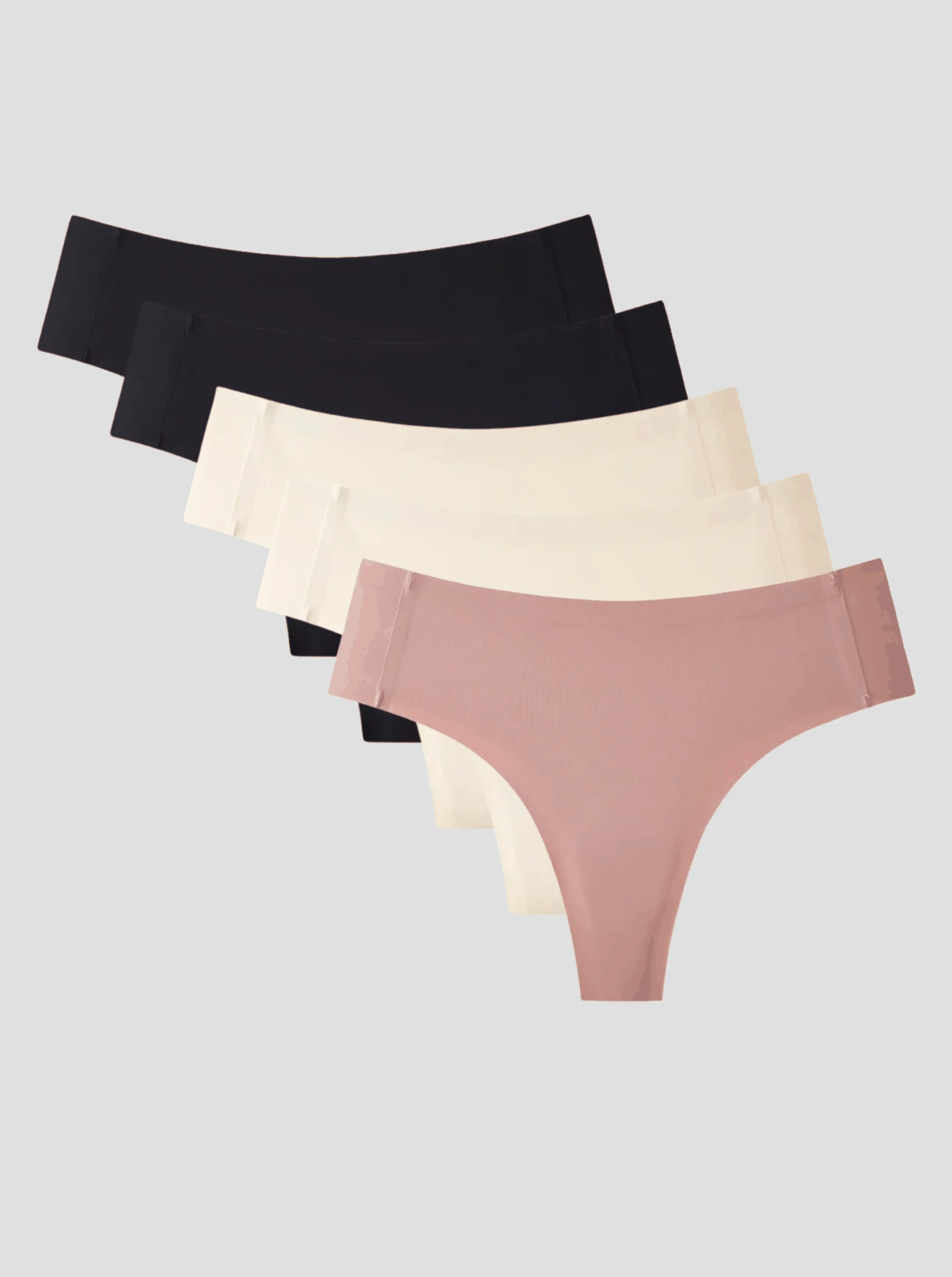 NuShield Anti Camel Thong - 5-Pack for Discreet, Comfortable Fit | Nuage