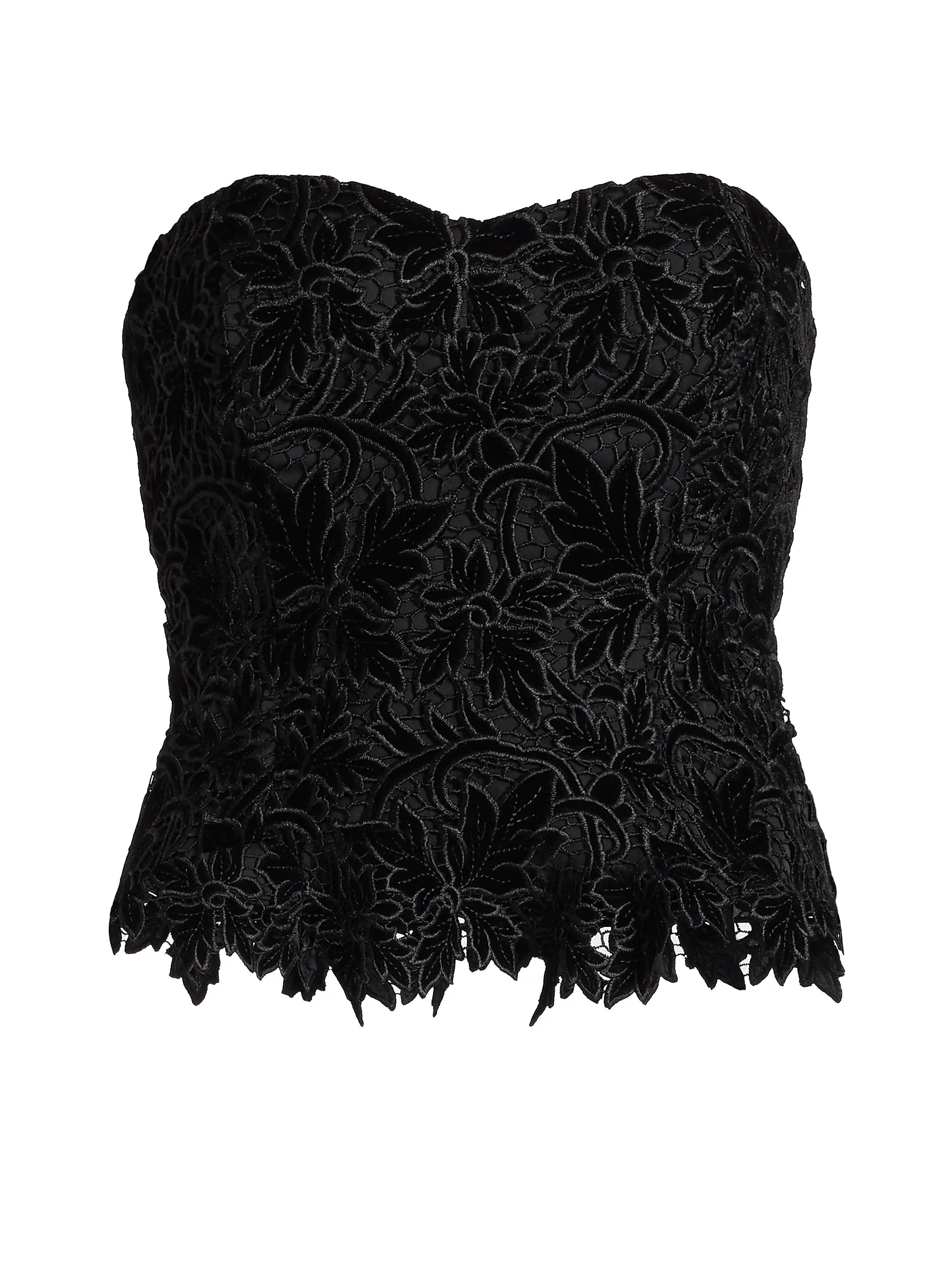 Martin Lace Bustier Top | Saks Fifth Avenue