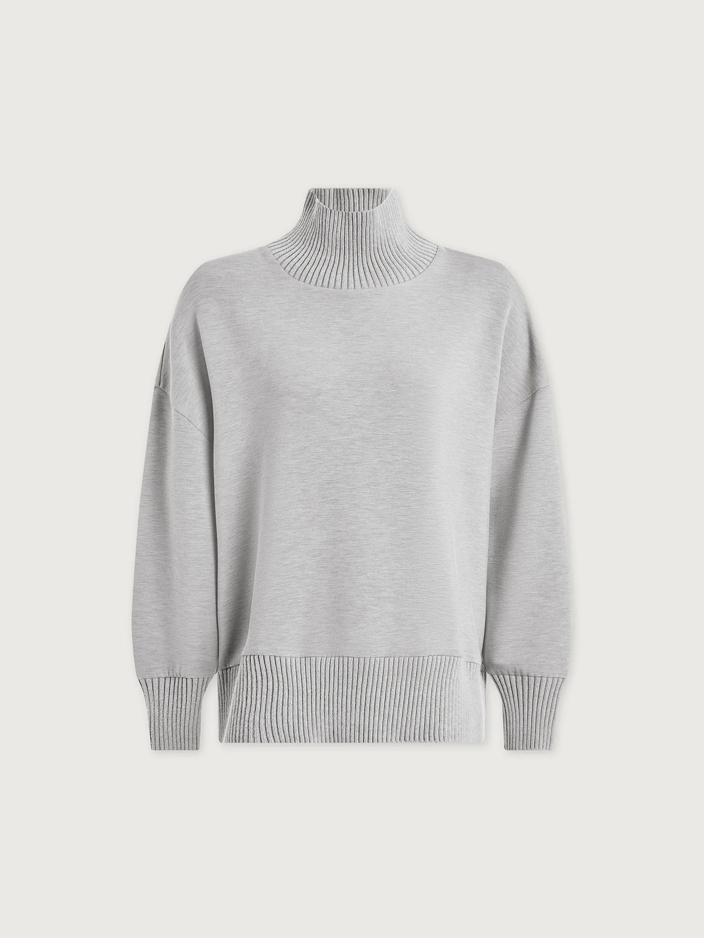 Barker High Neck Sweat | Varley US, Deep Mahogany / S | Varley US