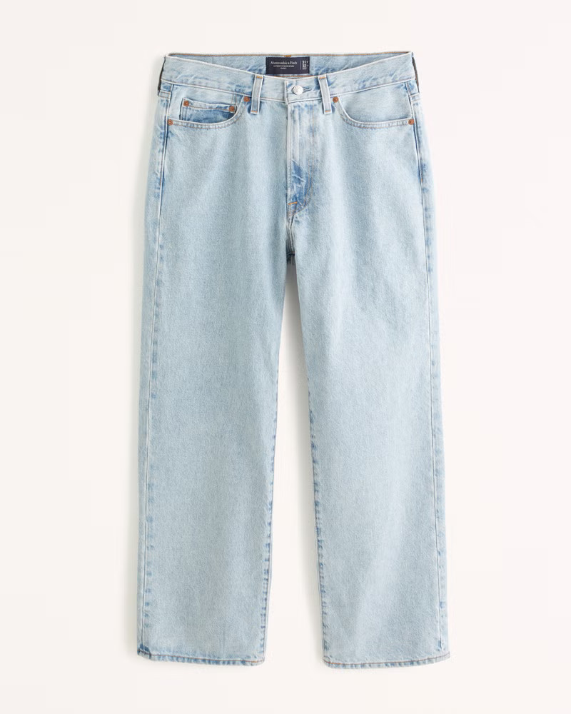 Abercrombie & Fitch Men's Baggy Jean in Light Wash - Size 32 X 30 | Abercrombie & Fitch (US)