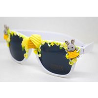 Kawaii Bunny Sunglasses, One-Of-A-Kind Glasses, Banana Cream Uv Glow | Etsy (US)