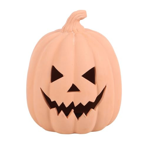 15cm Terracotta Pumpkin Decoration: Effortless Halloween Decor - Rustic Charm, Lasting Impressions - Easy Setup for Indoor/Outdoor Use - Versatile, Mess-Free Halloween Decorating Solution | Amazon (US)