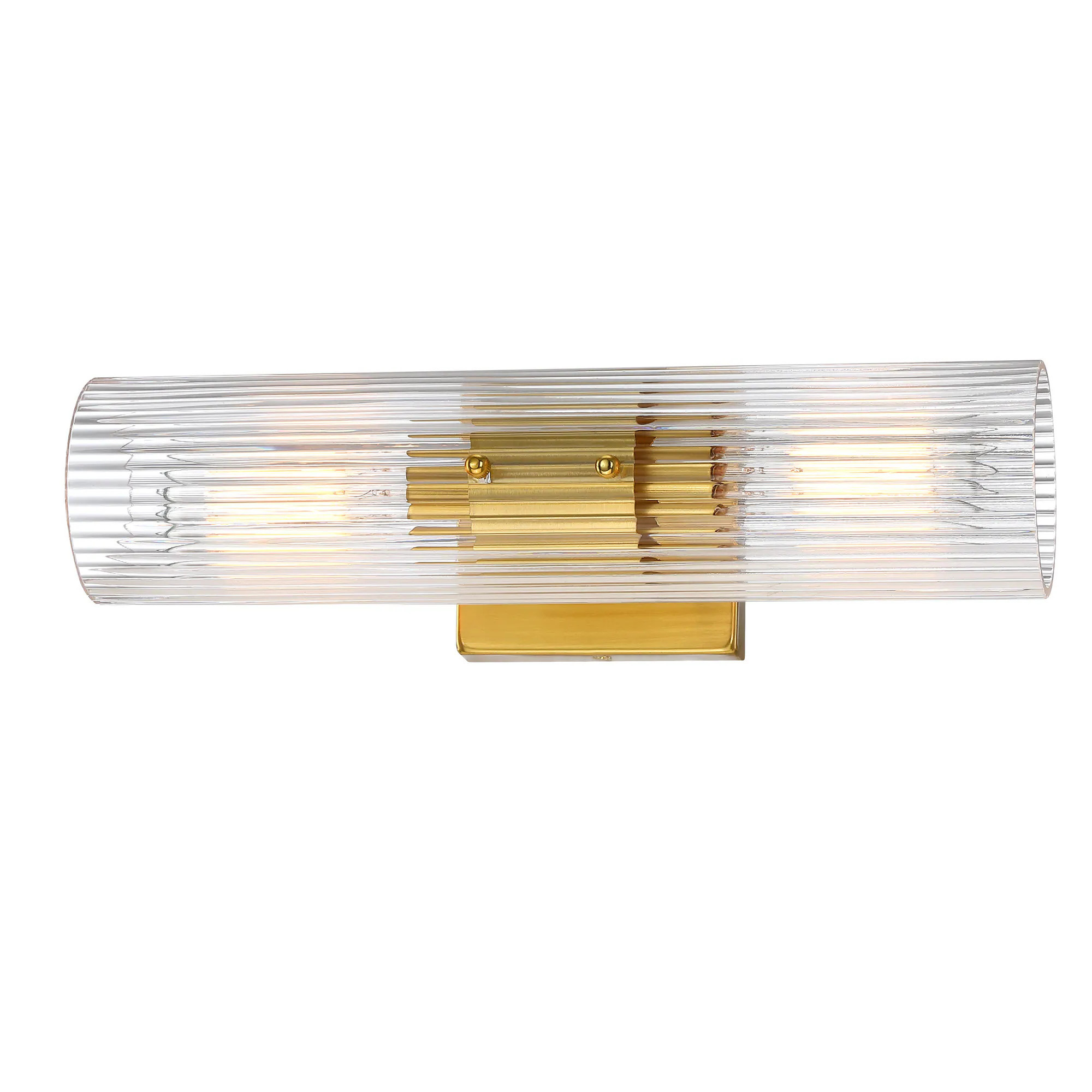 allen + roth Harlan 4.9-in 2 Light Brushed Gold Transitional Bathroom Vanity light one_size | TC00844 | Lowe's