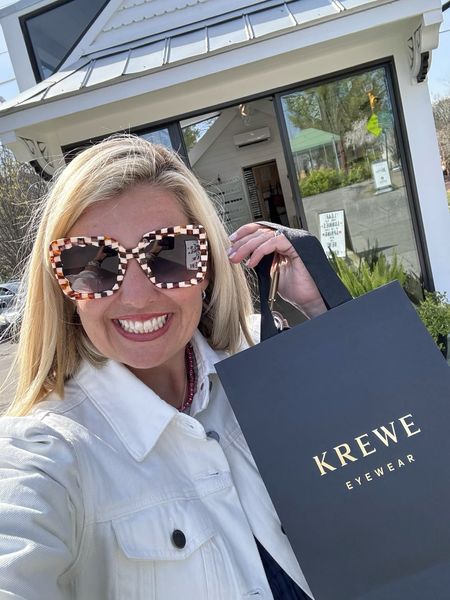 I’m new to Krewe and let me tell you what drew me in
1. Unique styles and materials 
2. The amazing customer service & warranty
3. The SALE!

I took home the Elizabeth’s & Dede’s, and have my eye on the brigitte 

#ltksunglasses #krewe #krewesale

#LTKsalealert #LTKstyletip #LTKover40