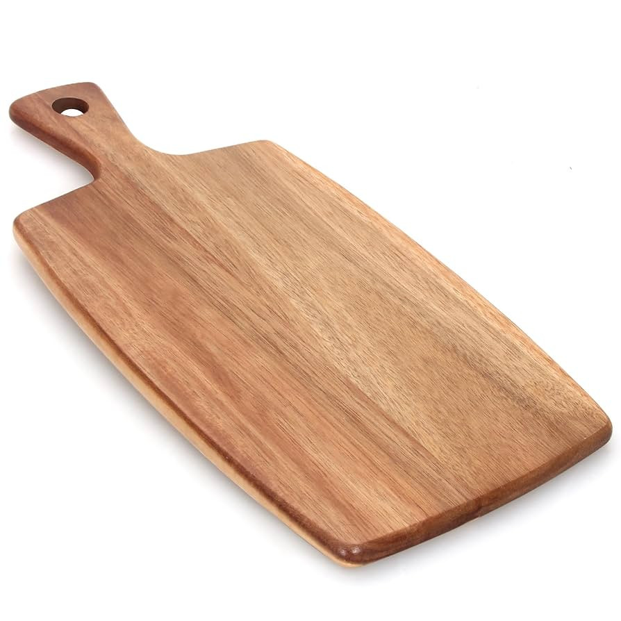 Acacia Wood Cutting Board with Handle Small Charcuterie Boards Wooden Chopping Board Decorative M... | Amazon (US)