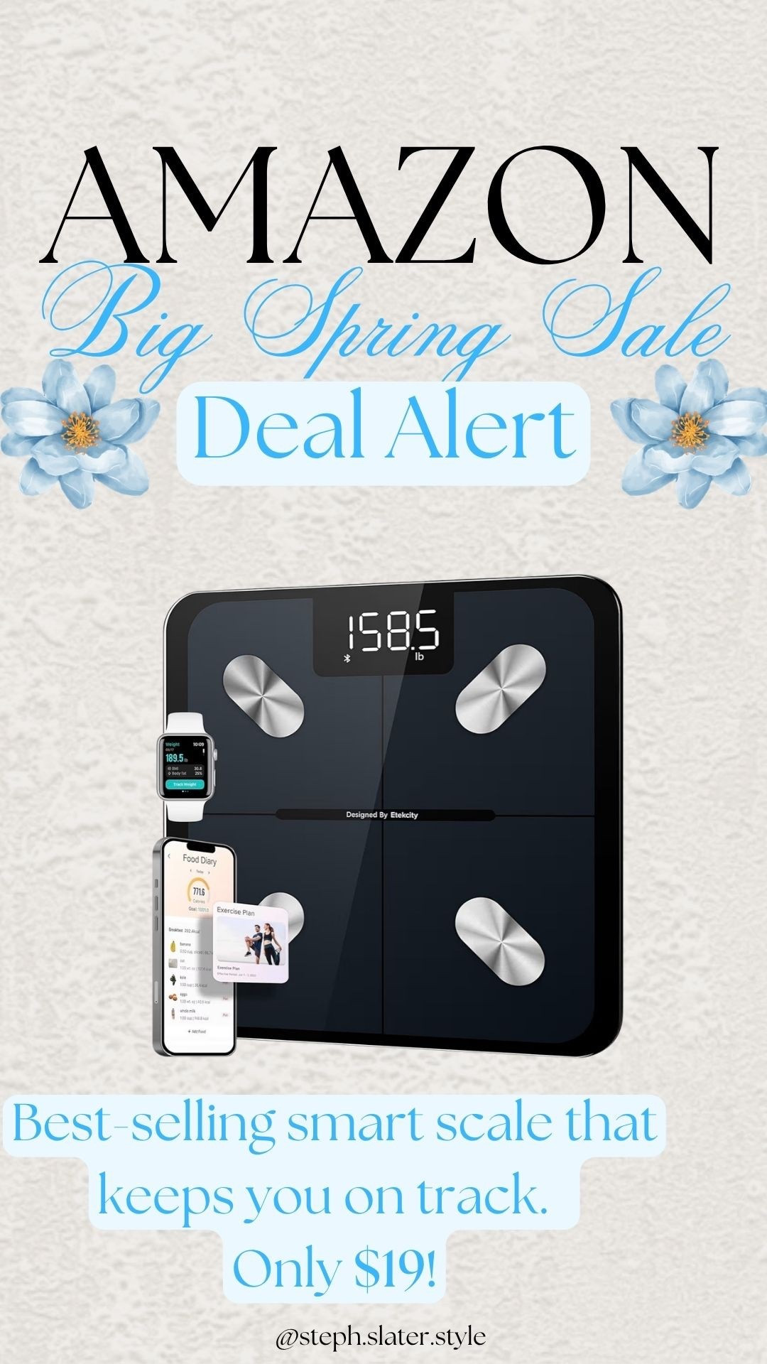 Best-selling digital scale that measures, records, and track all your health stats. 

#LTKfitnessgoals #LTKActive #LTKSaleAlert