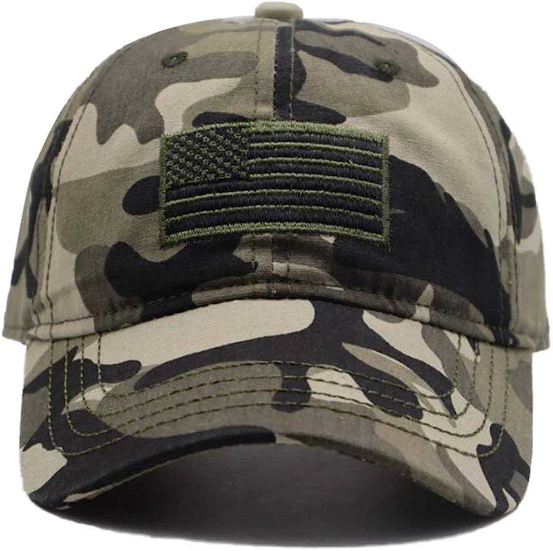 MANMESH HATT USA American Flag Embroidered Hat, Adjustable Washed Distressed Baseball Cap for Men... | Amazon (US)