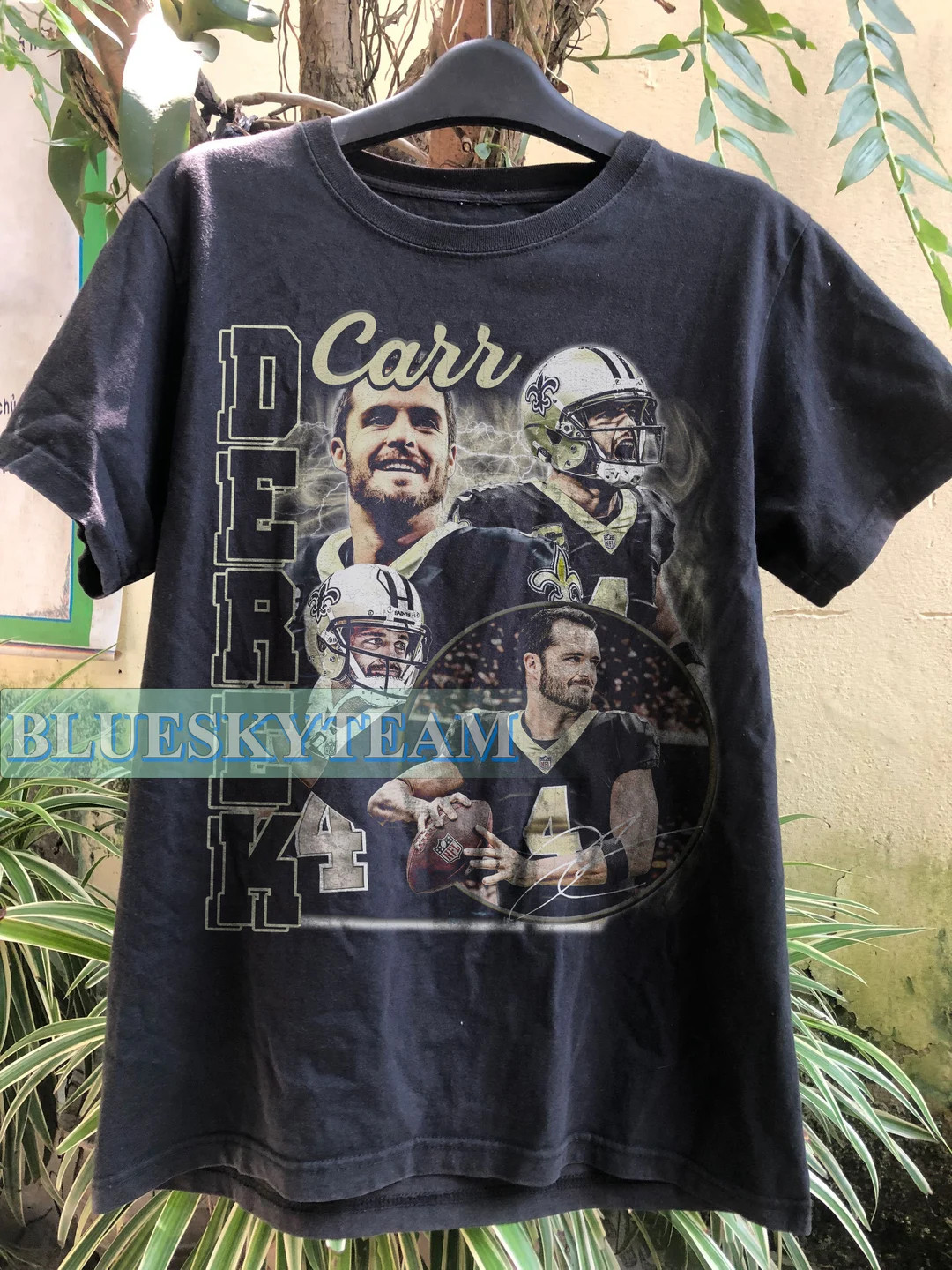 Derek Carr Shirt Vintage 90s Design Bootleg Bestseller Gift Fans Tshirt Homage Retro Classic Swea... | Etsy (US)