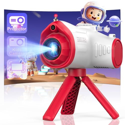 Kids Camera, Camera for Kids with Projector, Offers Projection, 48MP Photography, 1080p Video Recording, Kids Digital Camera Christmas Birthday Gifts for Boys Girls Age 3+ (Red) | Amazon (US)