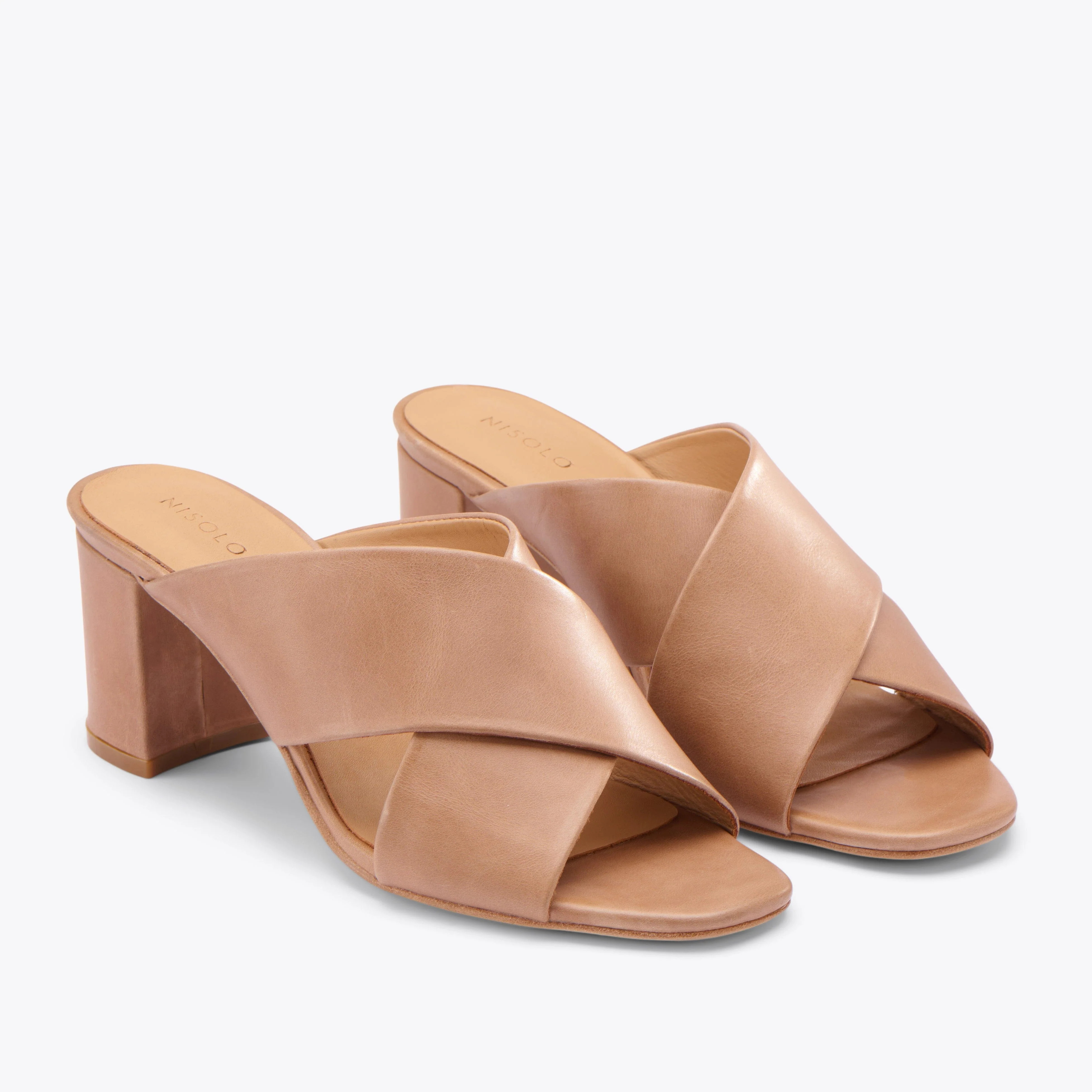 Carina Cross Strap Mule | Nisolo