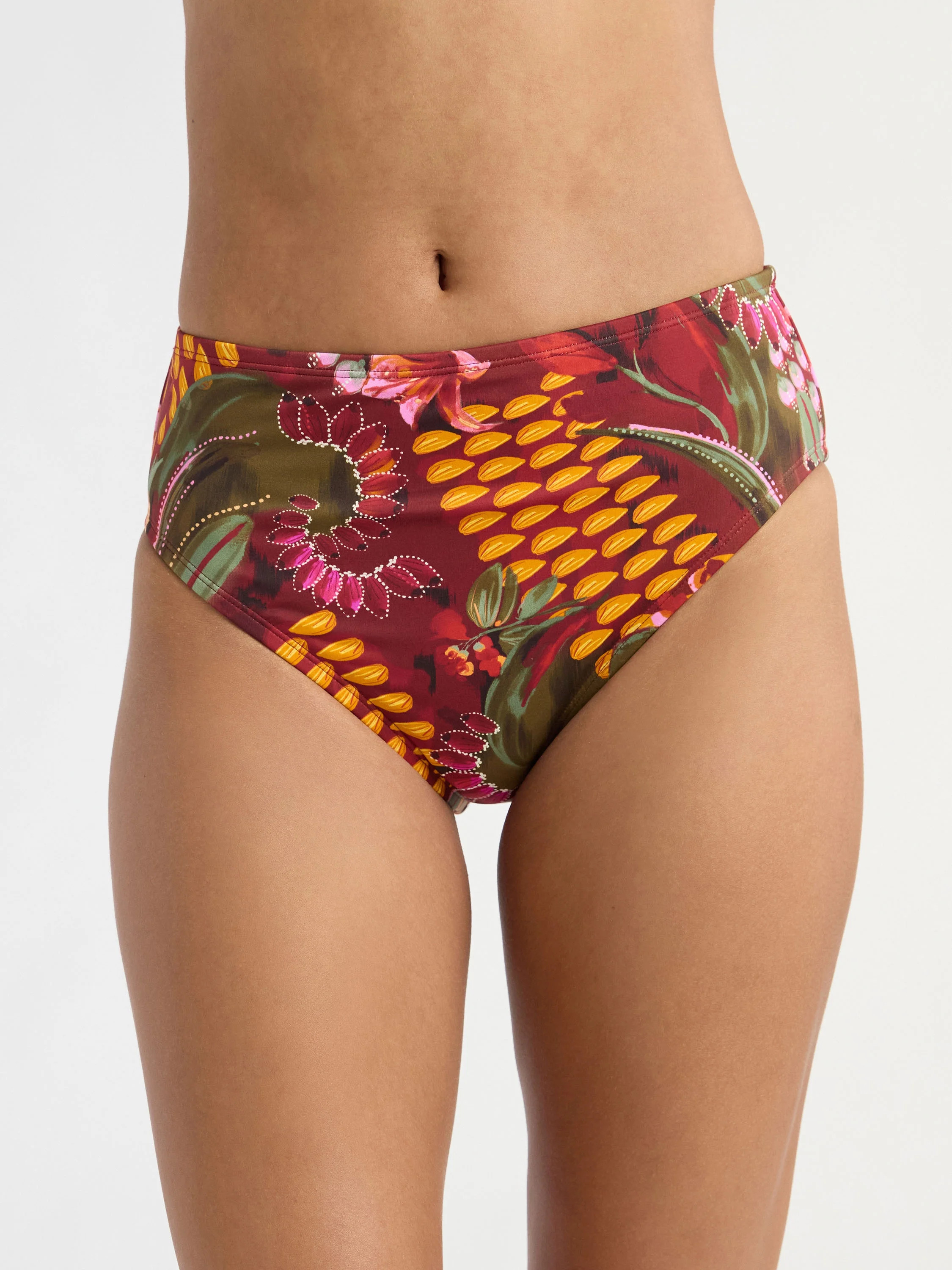 Sofia by Sofia Vergara Women's Cheeky Back Shirred Midster Swim Bottoms, Sizes XS-XL | Walmart (US)