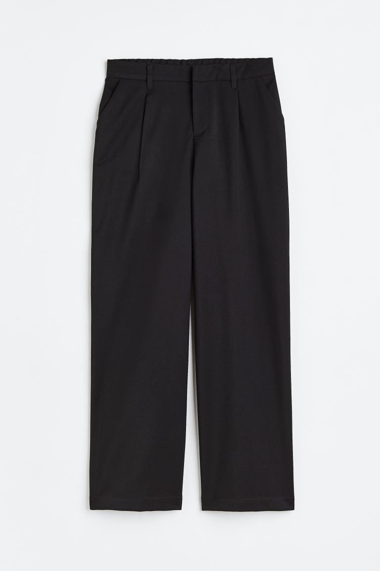 Tailored trousers - Black - Ladies | H&M GB | H&M (UK, MY, IN, SG, PH, TW, HK)