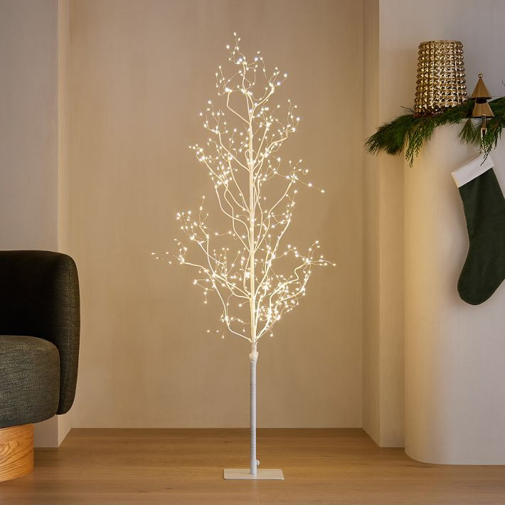 Light-Up White Christmas Tree | West Elm (US)