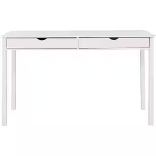 REN HOME - THE ART OF SCANDINAVIAN DESIGN Rom 56 in. Desk 2DRW Large - White 3020119RR - The Home... | The Home Depot