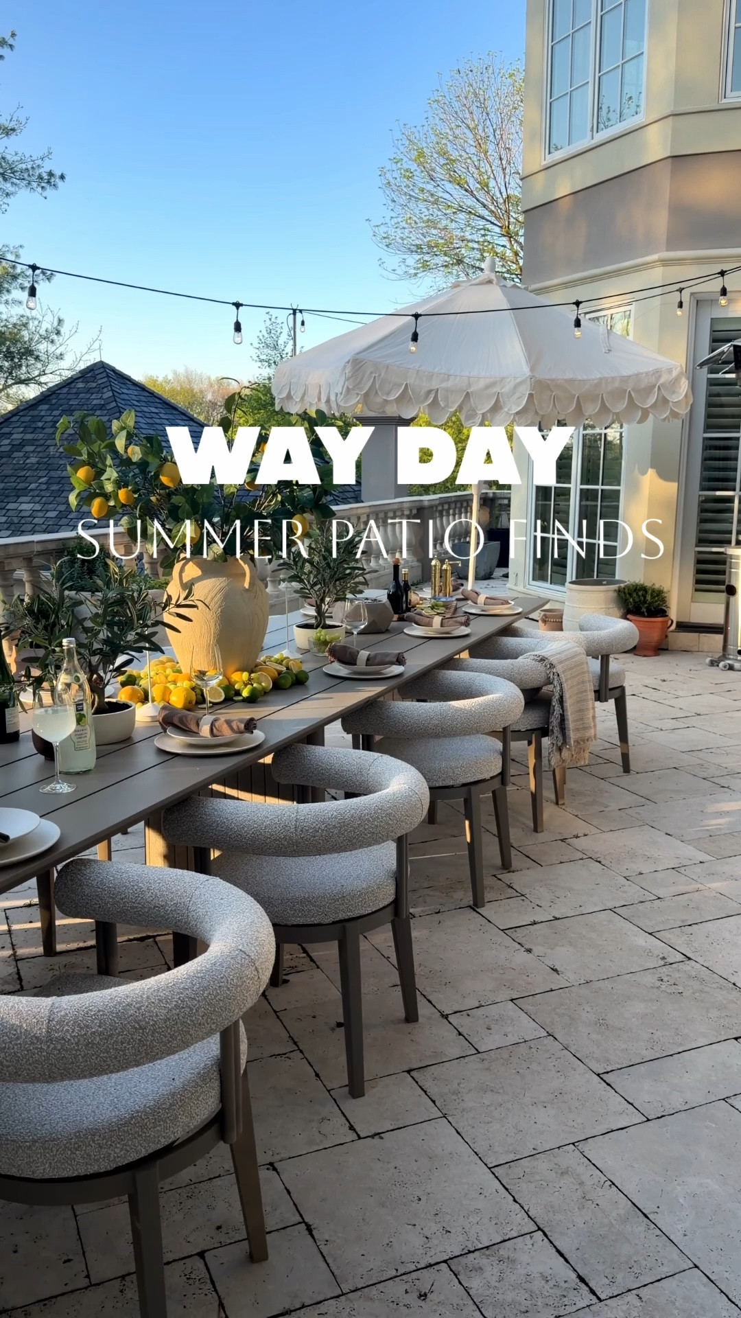 Way Day is coming April 25-27 and it’s the perfect time to refresh the patio and outdoor spaces! With sales up to 80% off and free shipping ! I found the PERFECT finishing pieces to create the Italian Villa Patio that I have envisioned for this space! Comment “shop” and I’ll DM you a link to my LTK shop where you can find these and more patio favorites on Wayfair! #ad #wayfairpartner #wayday @wayfair 

#LTKSaleAlert #LTKHome #LTKmomlife