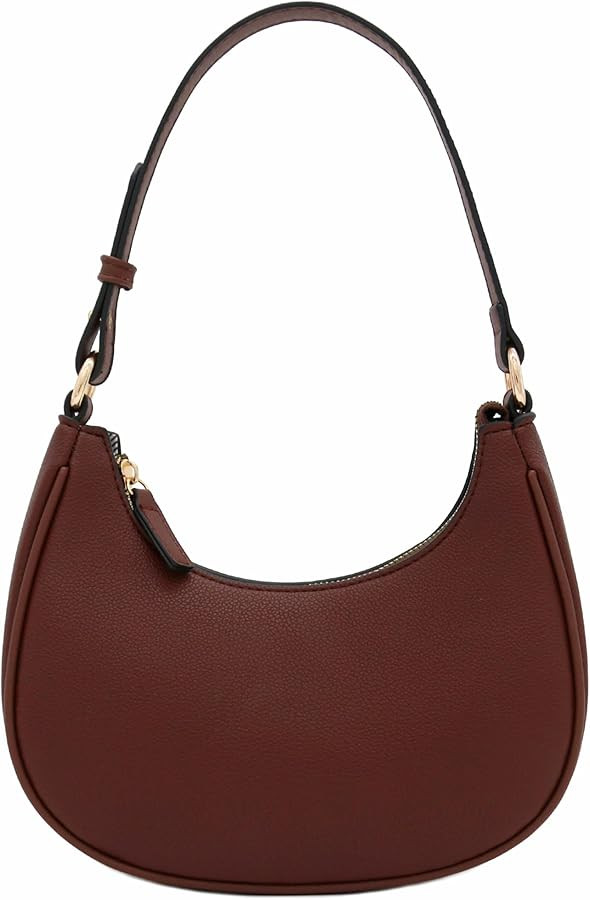 FashionPuzzle Small Crescent Shoulder Bag Underarm Purse | Amazon (US)