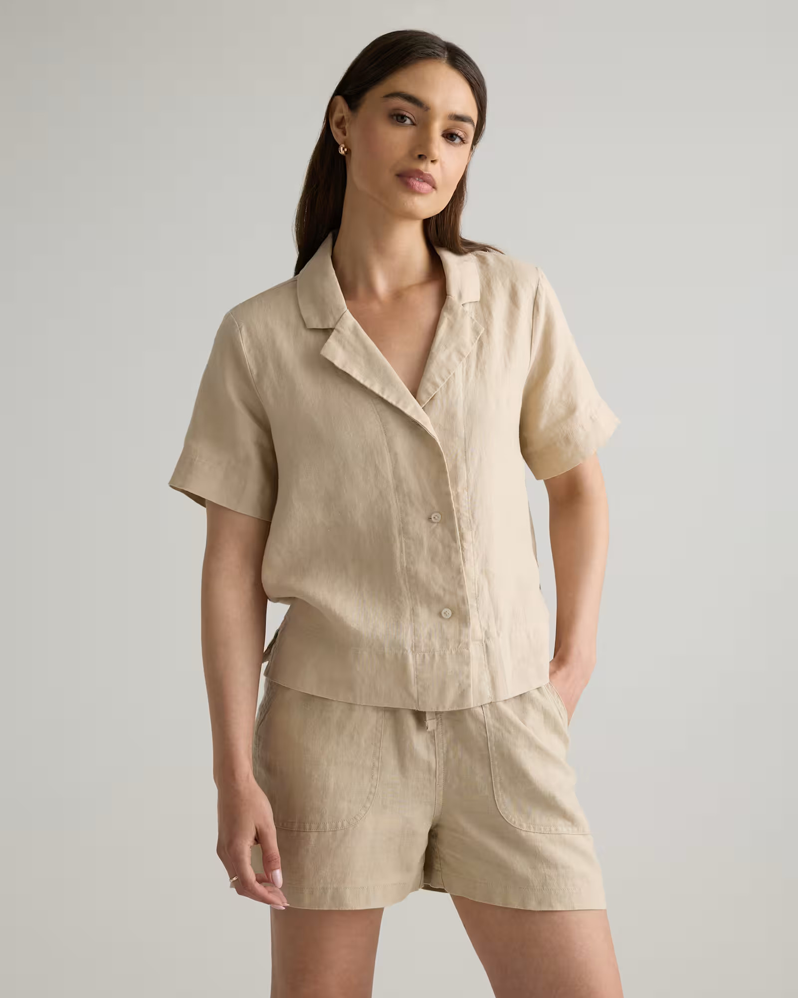 100% European Linen Short Sleeve Shirt | Quince