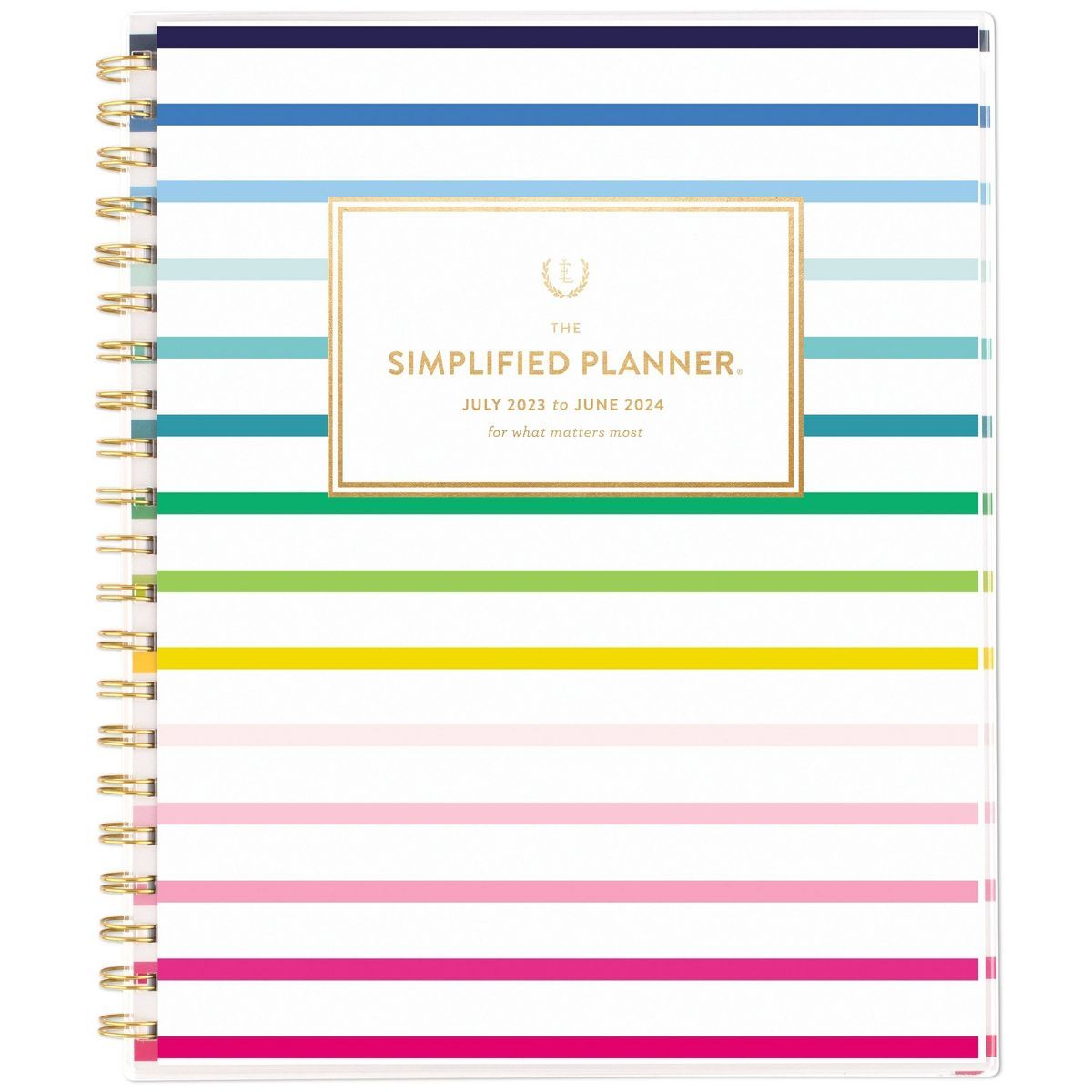 Emily Ley for At-A-Glance 2023-24 Academic Planner 11"x8.375" Weekly/Monthly Happy Stripe | Target