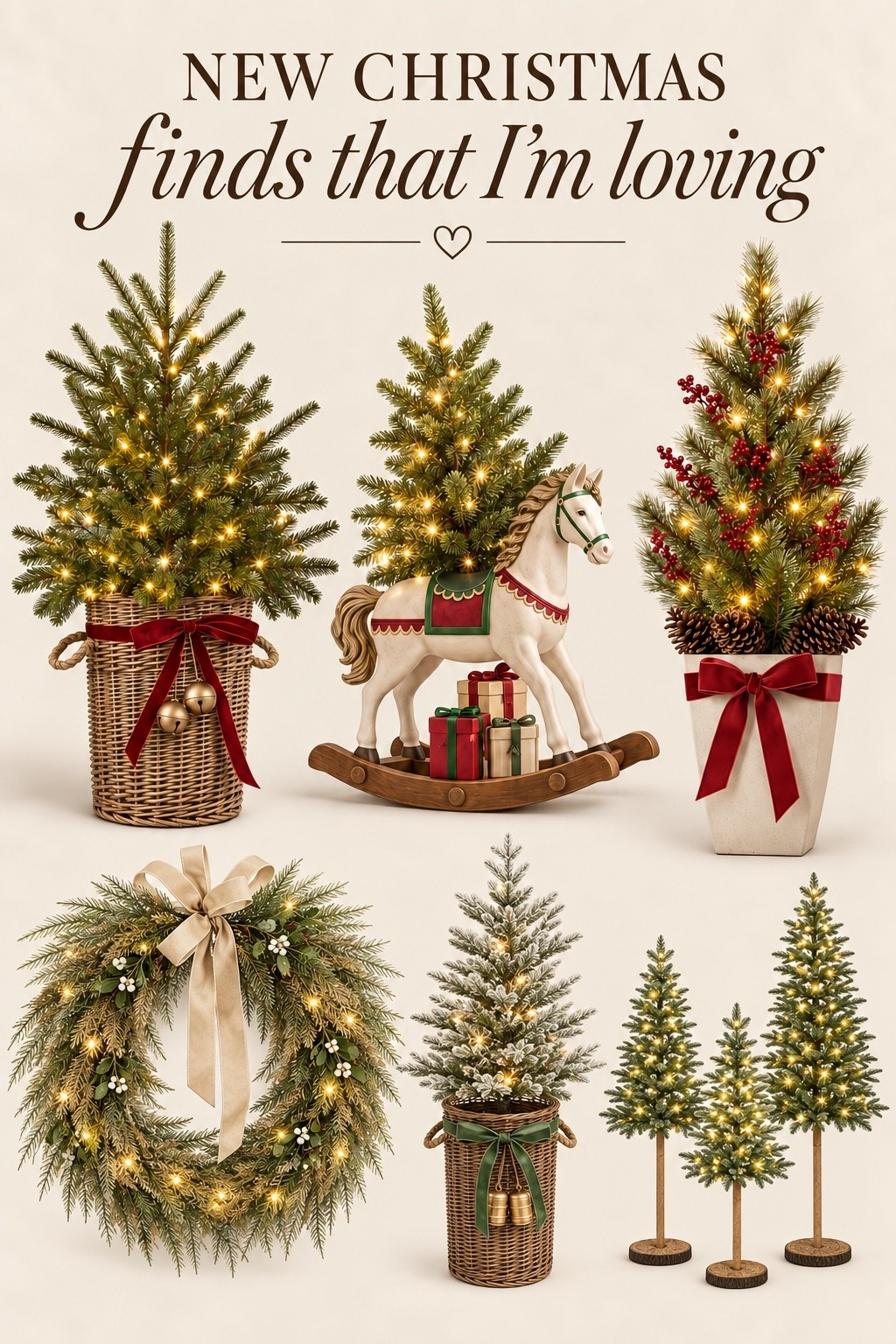 These Christmas trees and wreaths are so good!!!

#LTKHome #LTKSeasonal