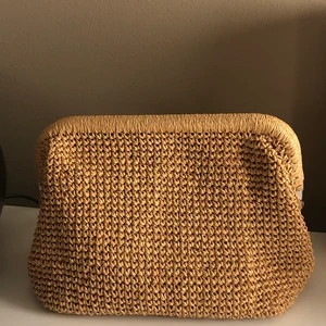 Straw Clutch Bag Summer Bag Boho Beach Clutch Tan Color | Etsy | Etsy (US)