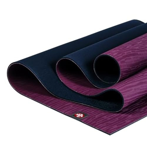 Manduka eKO Lite Yoga Mat - For Women and Men, Lightweight, Durable, Non Slip Grip, 4mm Thick, 71 Inch, Acai Purple/Midnight Blue | Amazon (US)