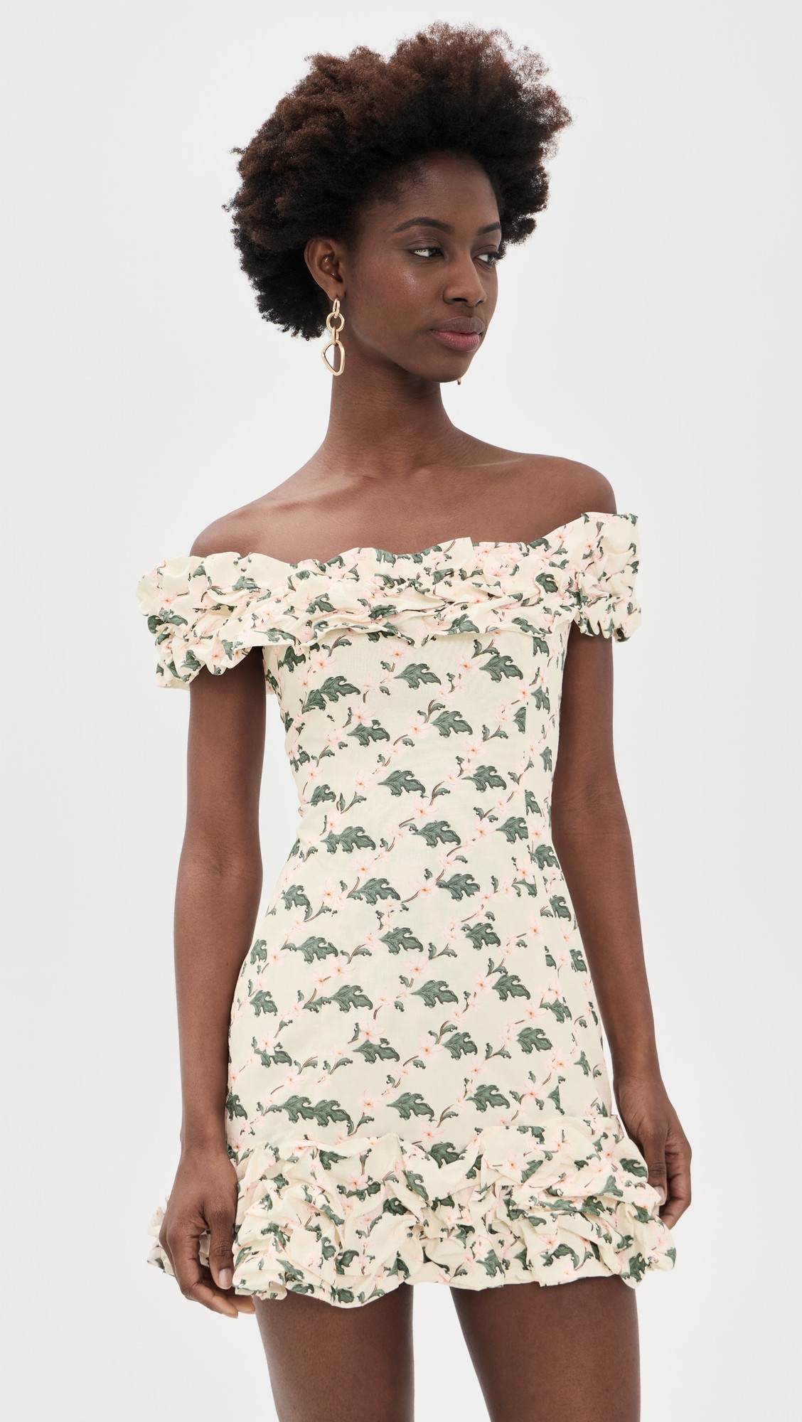 Agua by Agua Bendita Jardin Anhelo Mini Dress Multicolor S | Shopbop