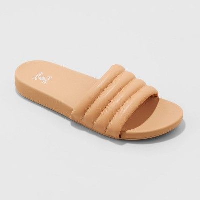 Women's Kendra Solid Slide Sandals - Shade & Shore™ | Target