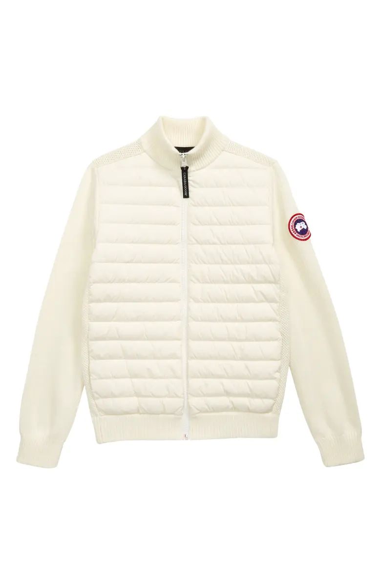 Canada Goose Kids' Hybridge Knit Wool Puffer Jacket | Nordstrom | Nordstrom