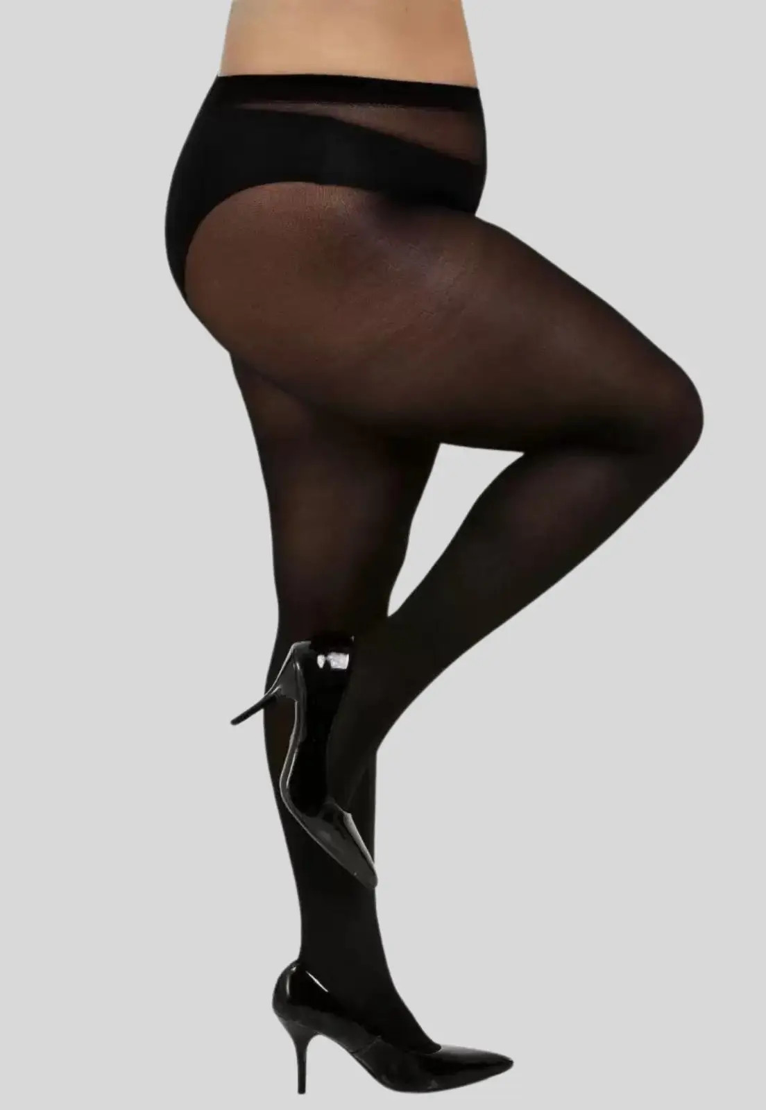 Meia Calça Fio 80 Plus Size Opaca Trifil W06100 Preto | Dafiti (BR)